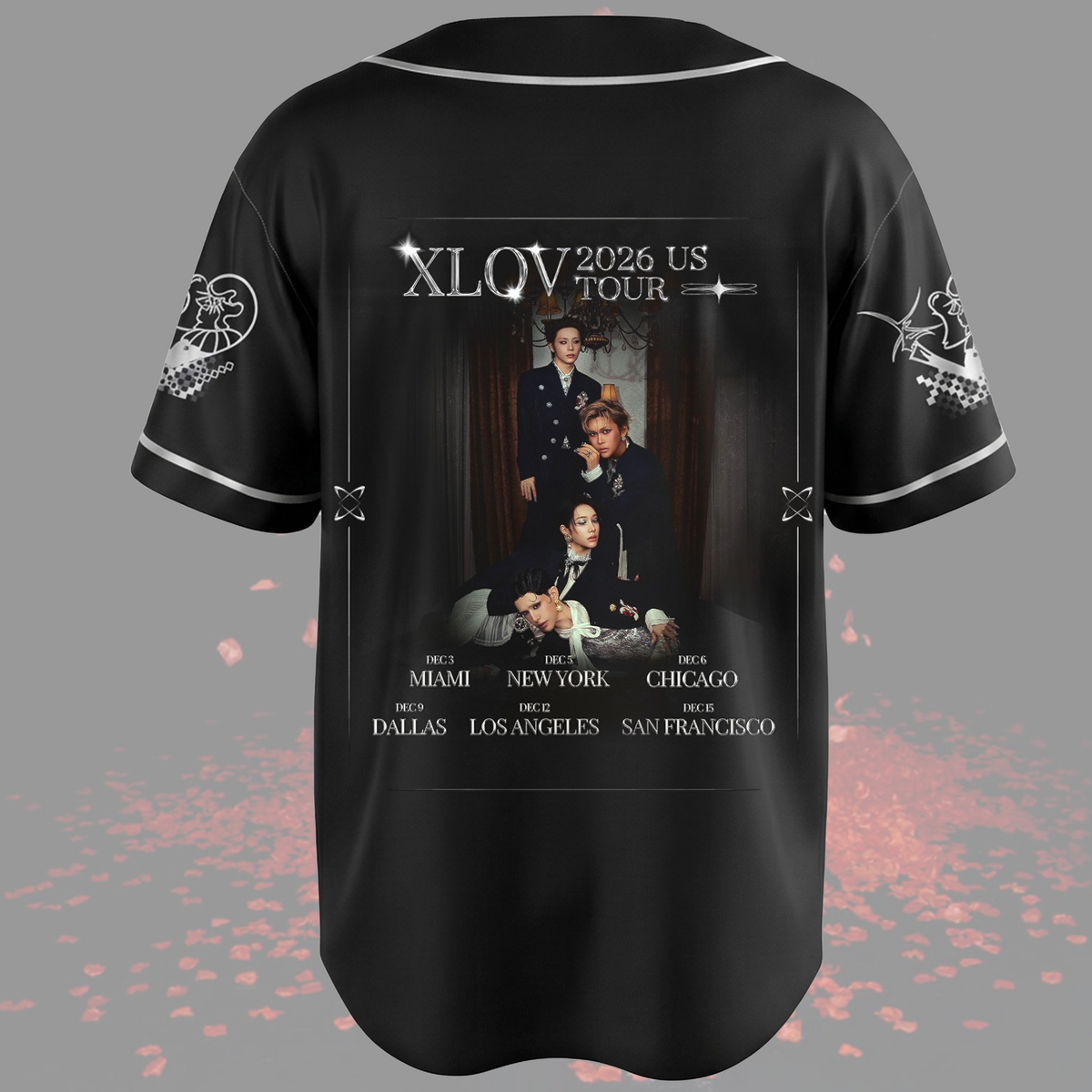 XLov I God Tour Baseball-Trikot Streetwear Konzert-Outfit Geschenk für Fans