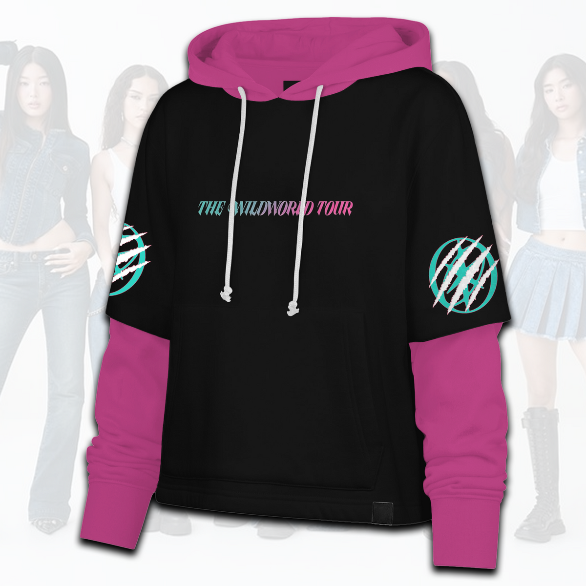 Katseye The Wildworld Tour Shortstop Hoodie Geschenk für Fans für Eyekons