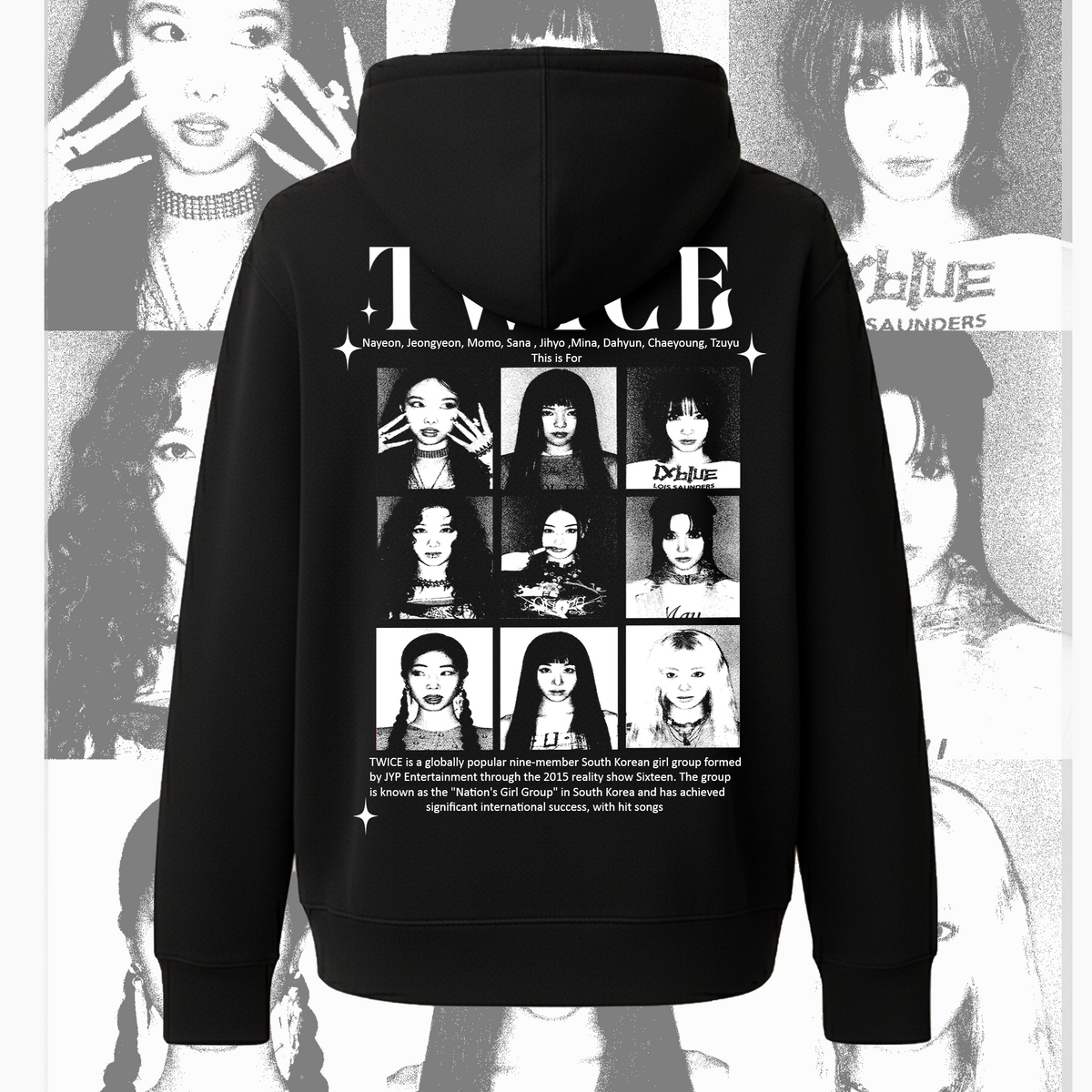 Twice Vintage World Tour Zip Hoodie Gift For Fans