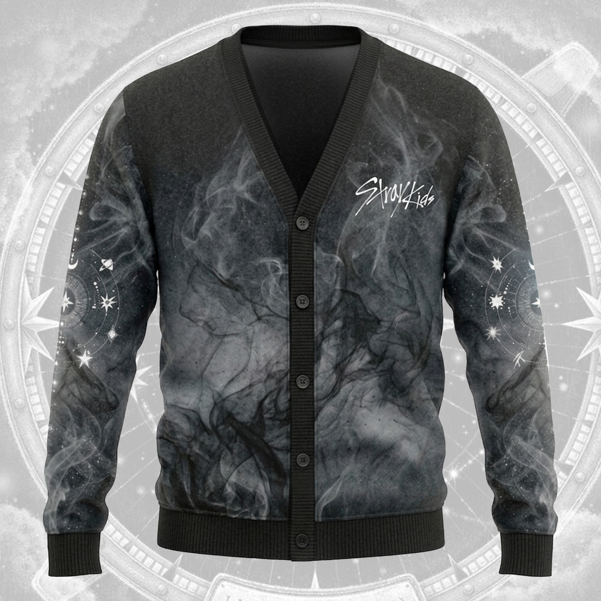 Smoky Stray Kids Star Stay Strickjacke Geschenk für Stay