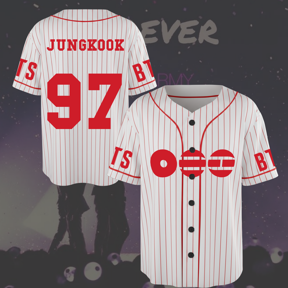 Blockbuster World Tour 2026 Army BTS Baseballtrikot Geschenk für Liebhaber