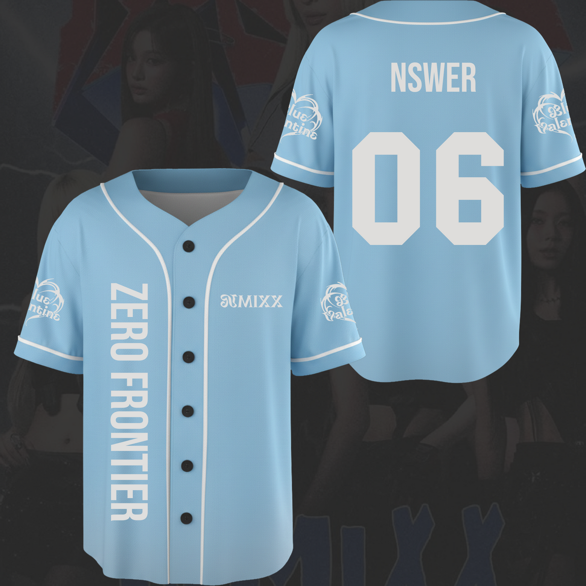 NMIXX World Tour Zero Frontier Baseball Jersey