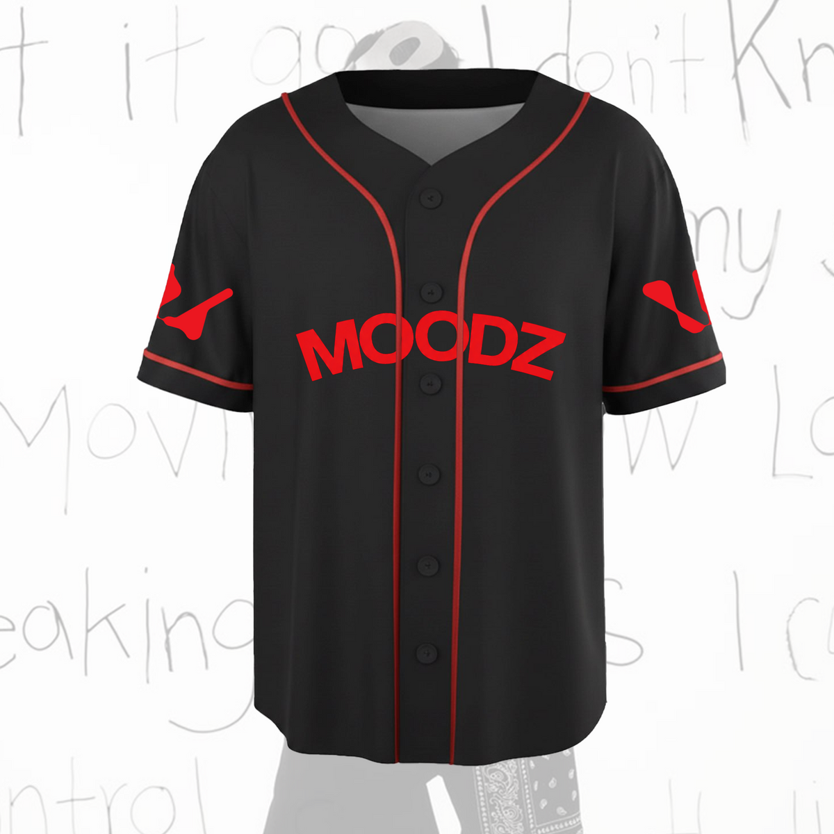 Moodz Woodz Archive 1 World Tour Baseballtrikot Fan-Geschenke
