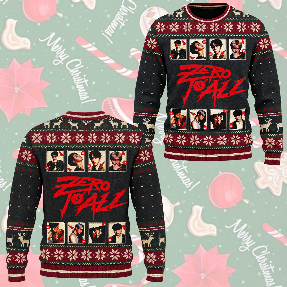 All I Want For Christmas Is Jongho Hässlicher Weihnachtspullover Geschenk für Verliebte