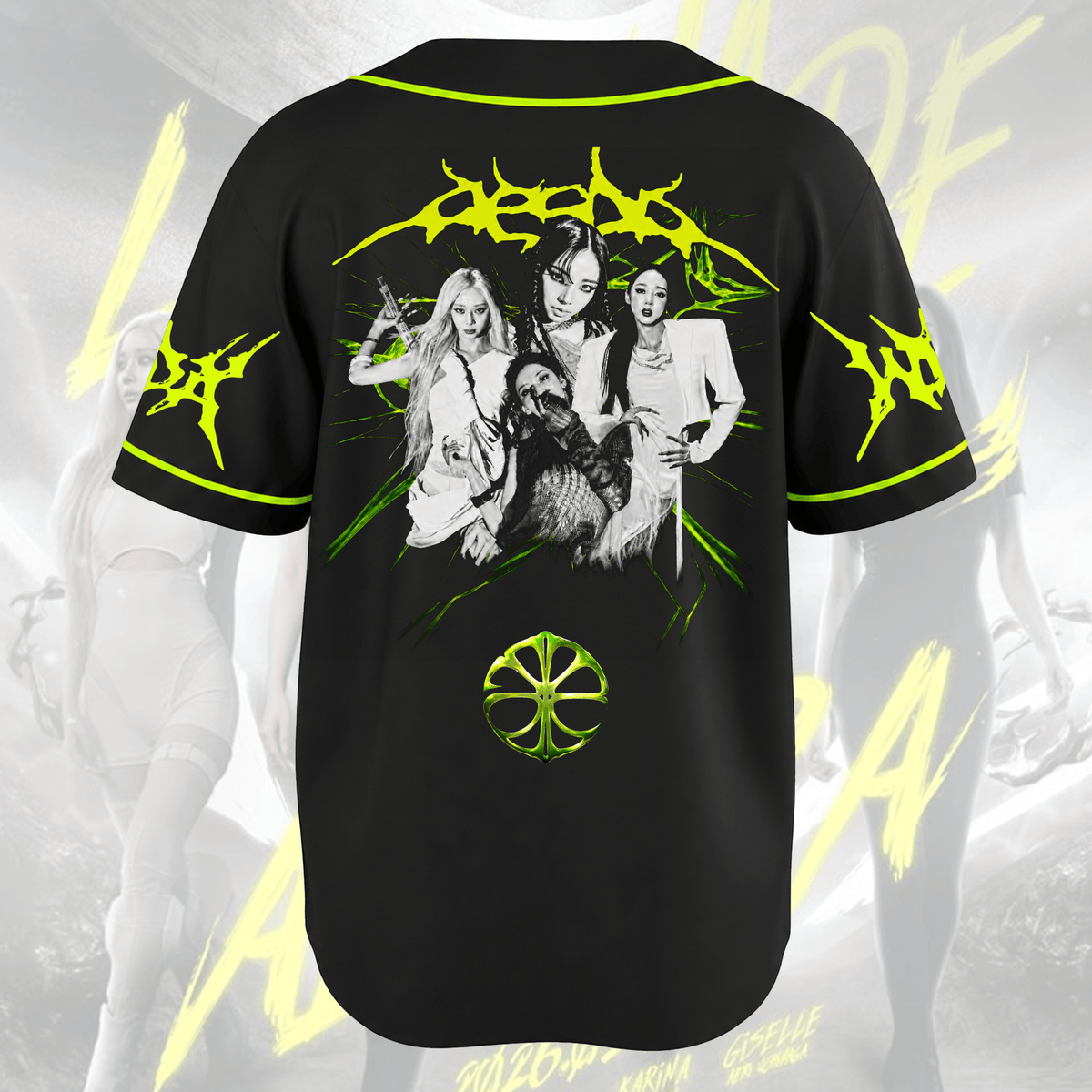 Aggressive Aespa WDA Lemonade Album Baseball Jersey