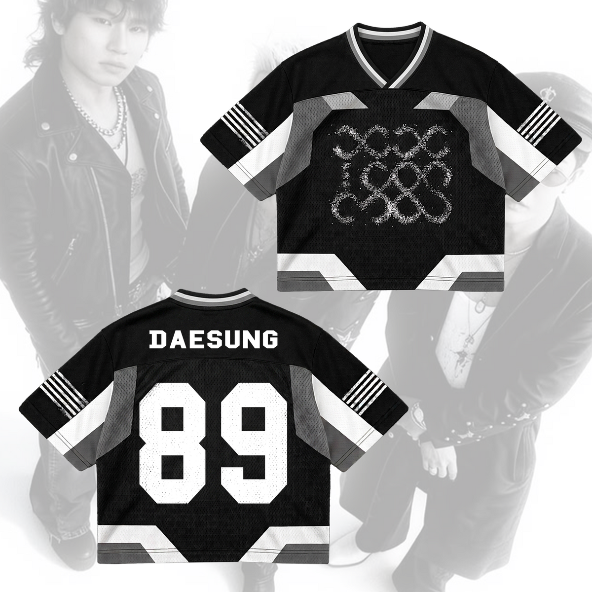 BIGBANG 20. Jubiläumskonzert Mixed-Mesh-Trikot Geschenk für Fans