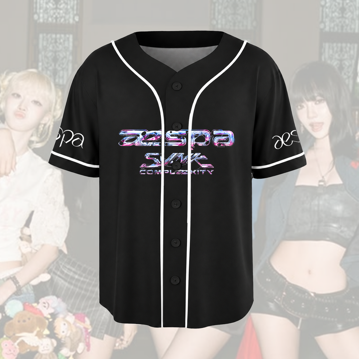 Cyberpunk aespa Switchblade Baseballtrikot SYNK Complexity Fan MY Geschenke