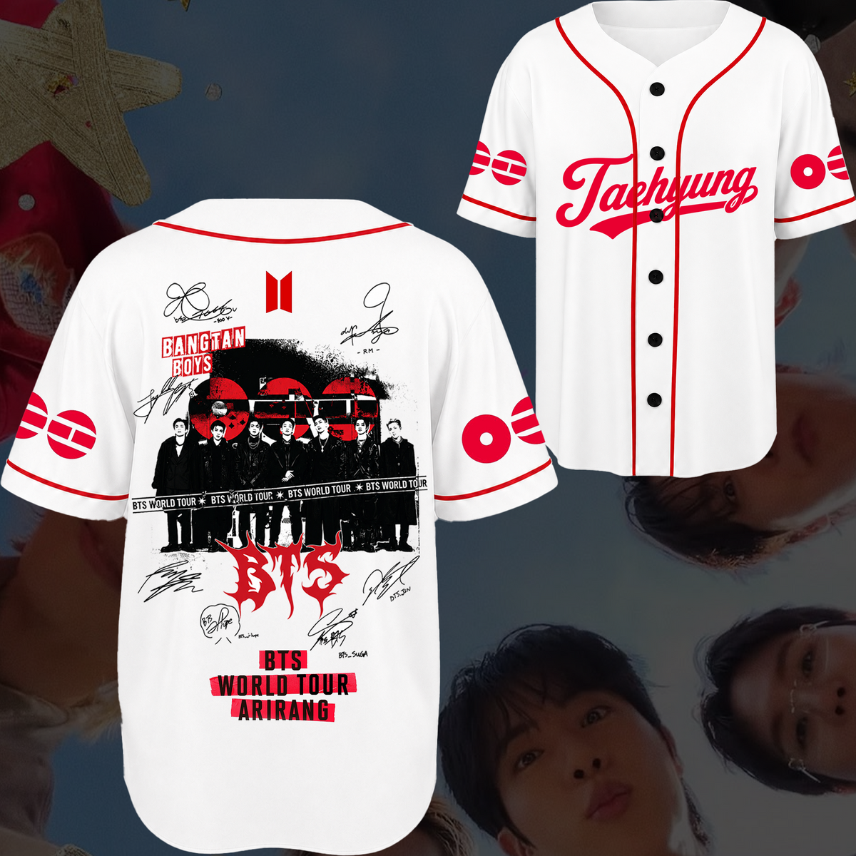 BTS 2026 Arirang Festa Baseballtrikot zum 13. Jubiläum