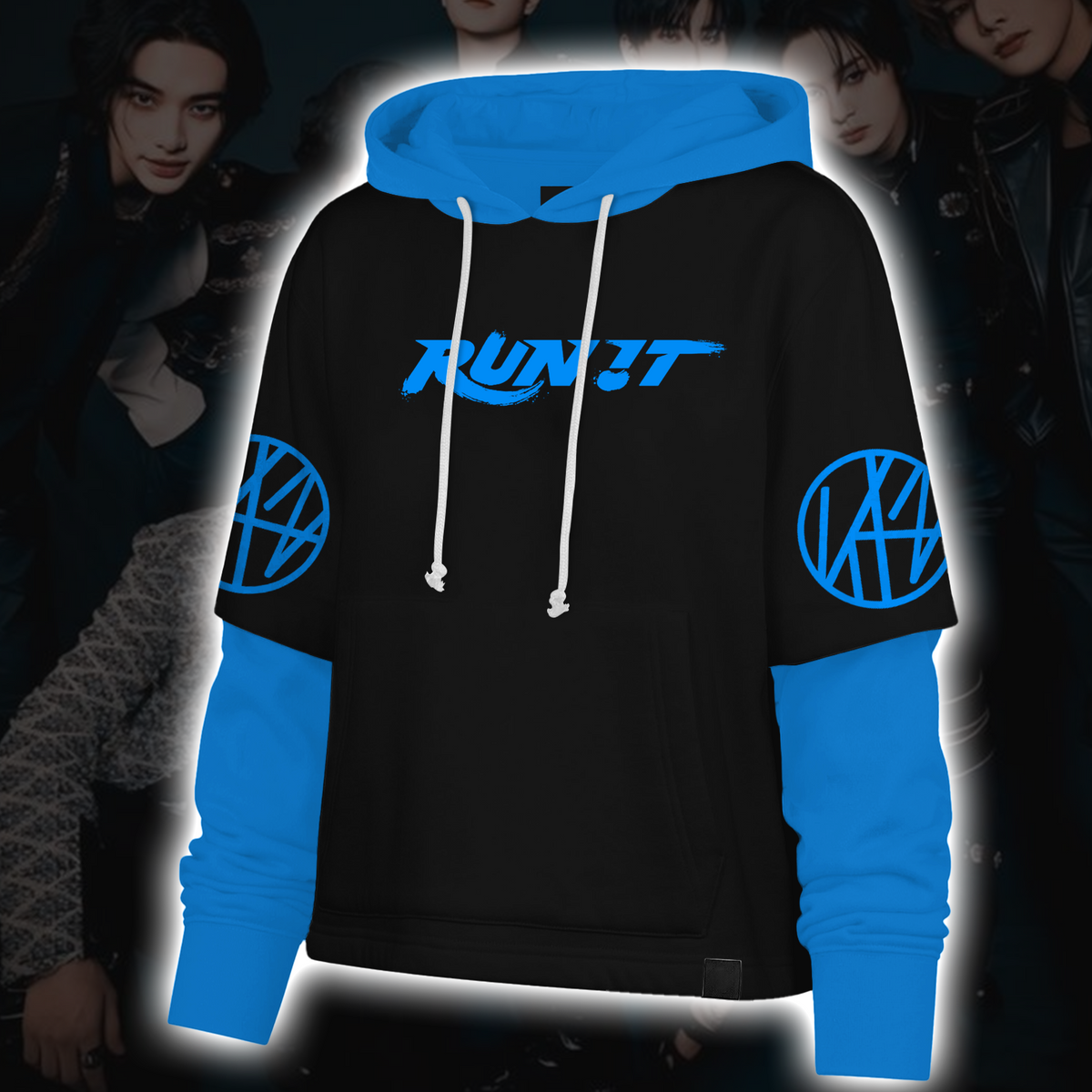 Stray Kids Run It Tour SKZOO Shortstop Hoodie K-Pop Konzert-Outfit Geschenk