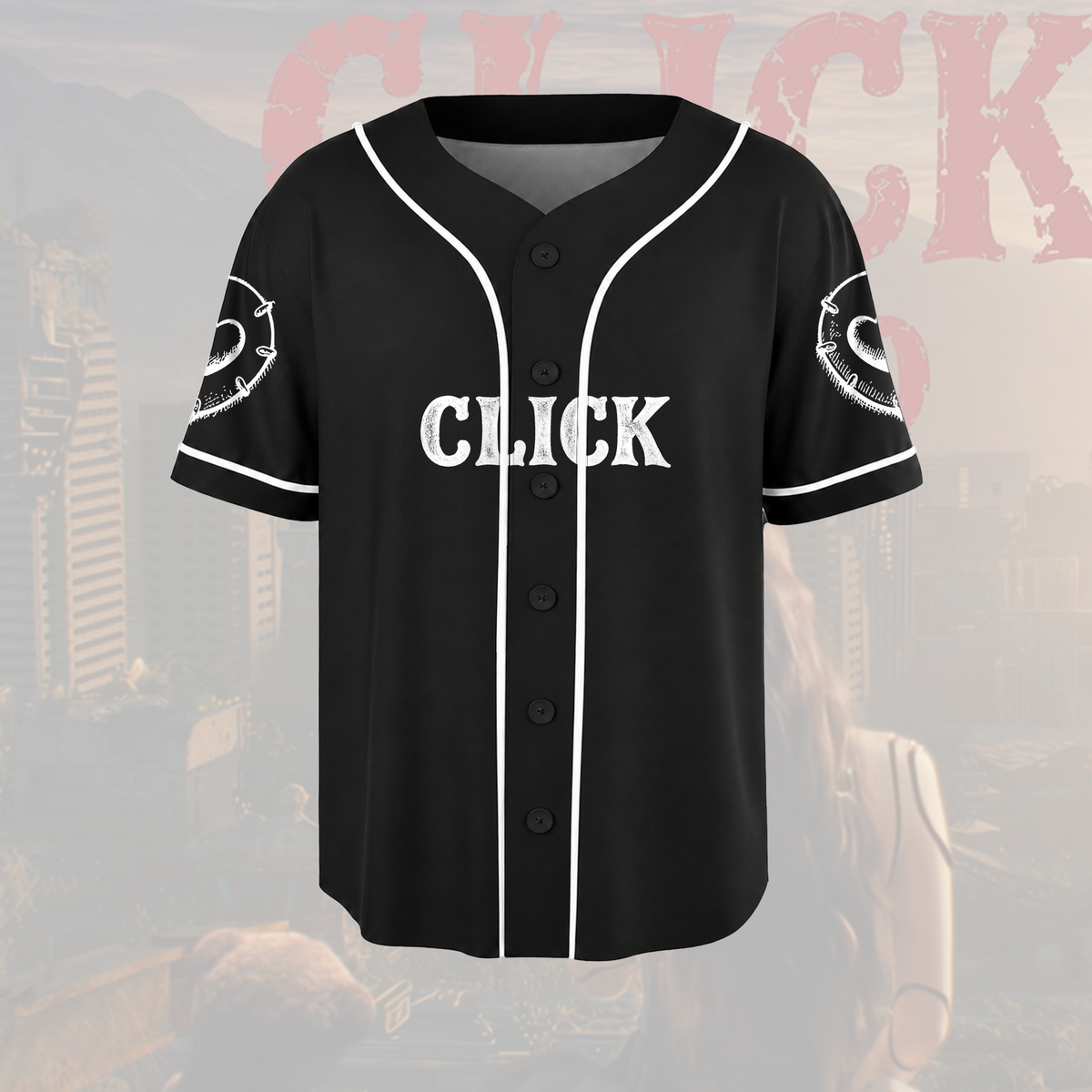 Vintage Jisoo Click Pink Baseballtrikot BLACKPINK Fangeschenke
