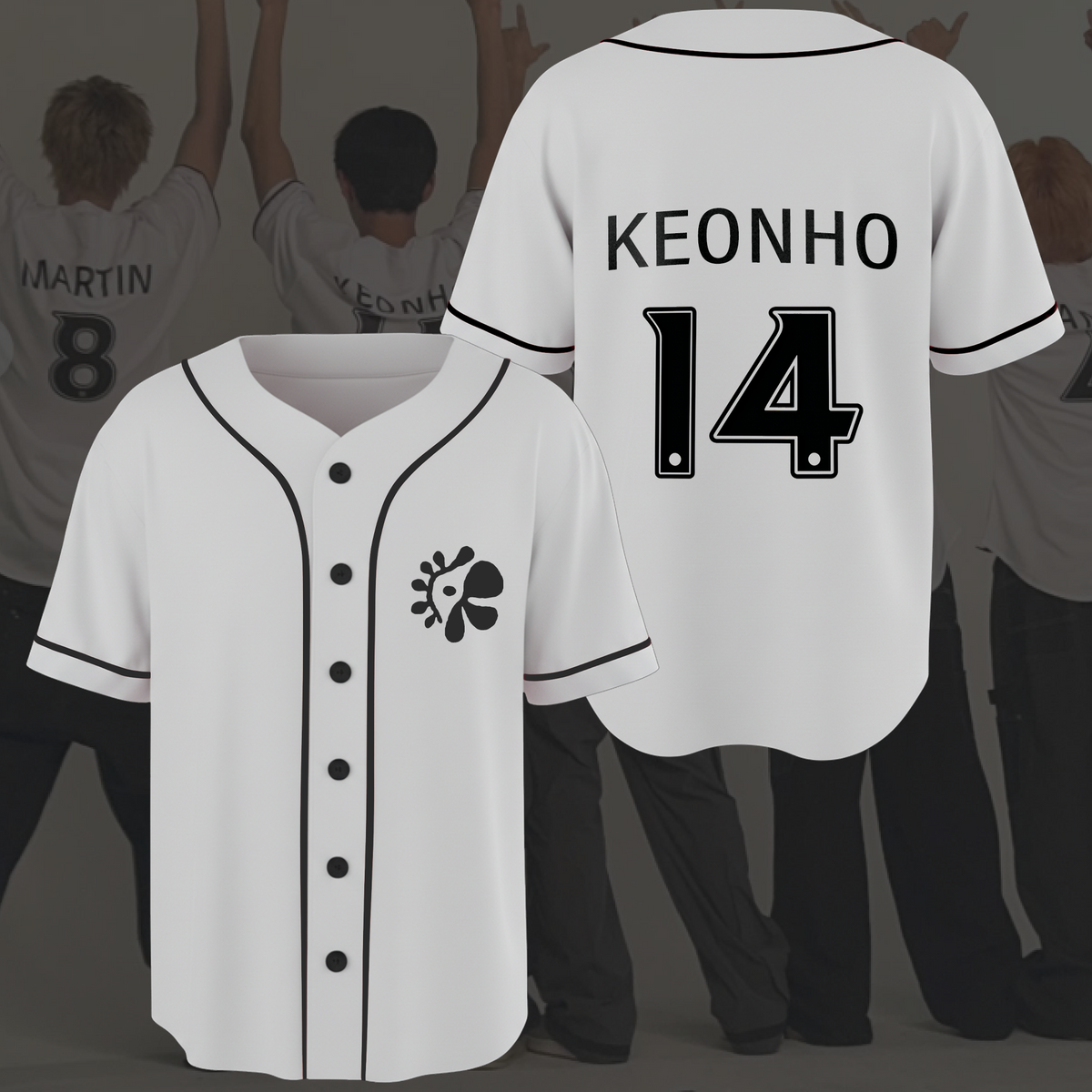 Cortis Uniform „Put Your Phone Down“-Tour Baseballtrikot Fan-Edition