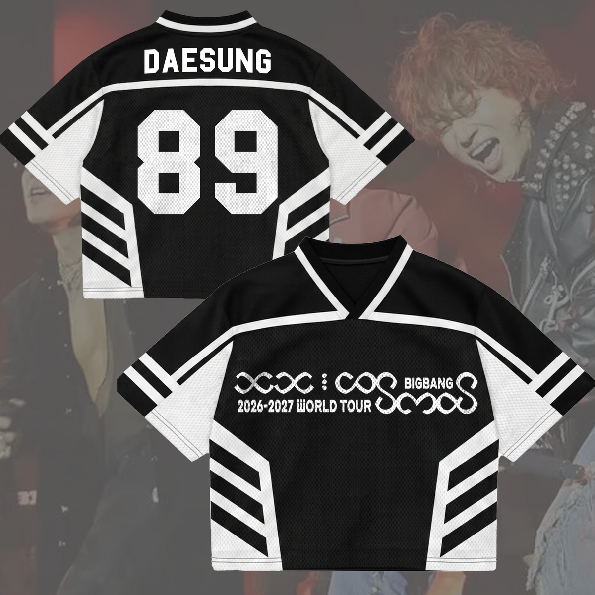 Still Life Keys Bigbang Cosmos World Tour Mixed Mesh Jersey Geschenk für VIP