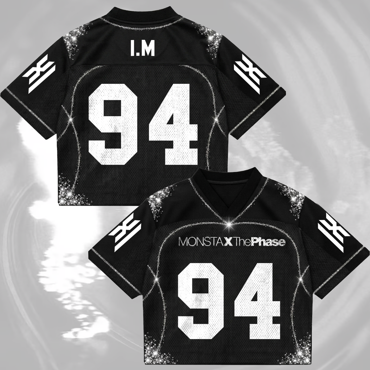 Queen Monsta X The Phase Mixed Mesh Jersey Nexus Outfit Geschenk für Fans