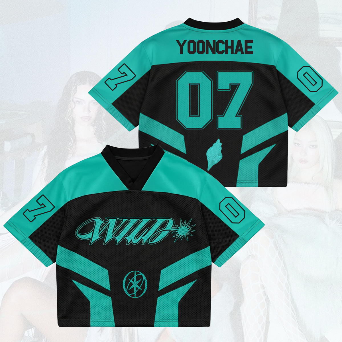 Wild Spirit Katseye The WildWorld Tour Wild Mesh-Trikot Geschenk für Fans