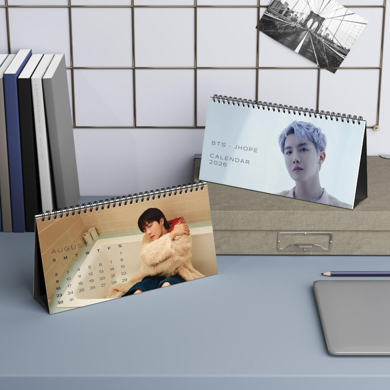 WAVESTEEᵀᴹ BTS J-hope 2026 Desktop Calendar