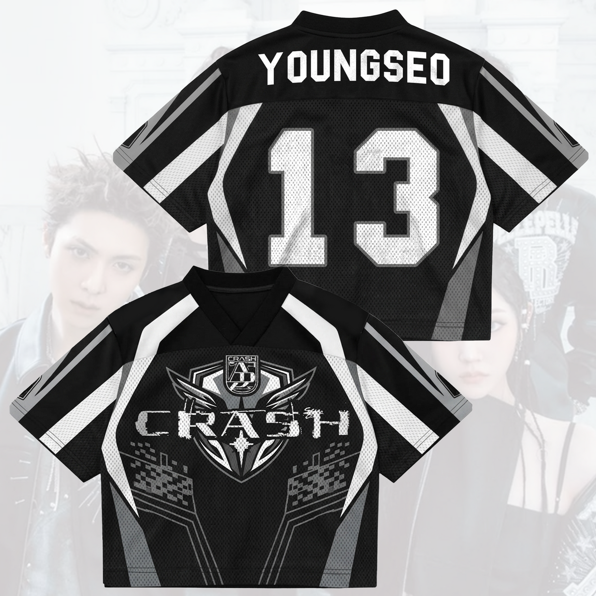 Allday Project Crash Album Mixed Mesh Jersey Geschenk für Fans