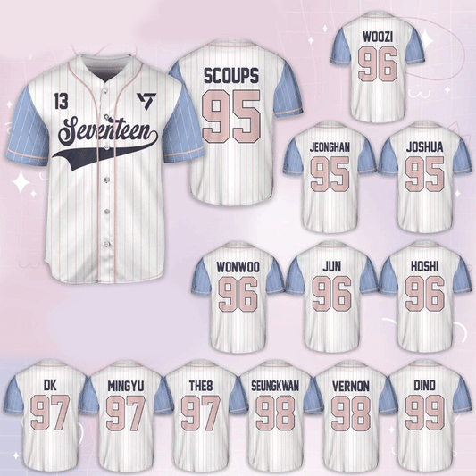 Seventeen Carat 17 Right Here Baseball Jersey