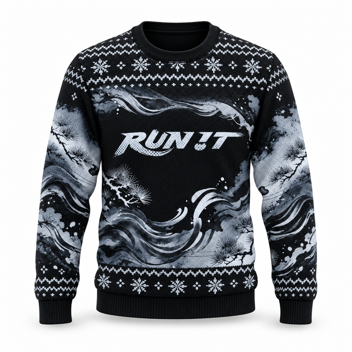 Stray Kids RUN IT Benutzerdefinierter Name Hässlicher Weihnachtspullover, Personalisiertes STAY Weihnachtsgeschenk