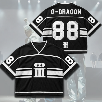 Trendiges BIGBANG BiiiG Cosmos Tour Mixed-Mesh-Trikot, cooles Fan-Geschenk