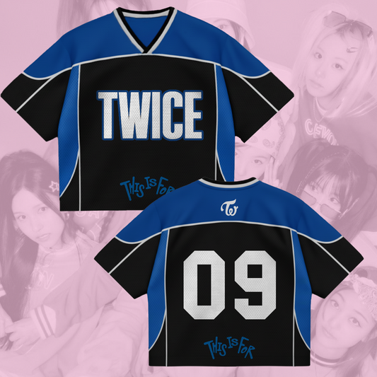 TWICE This Is For World Tour Jersey Beautiful Stage Fairy Mixed Mesh Jersey