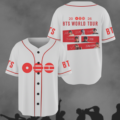 Legendary BTS World Tour Baseball Jersey Army Gifts