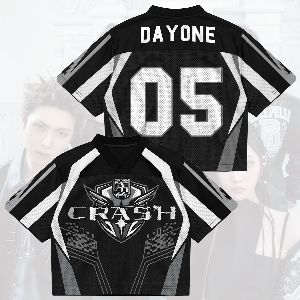 Allday Project Crash Album Mixed Mesh Jersey Geschenk für Fans