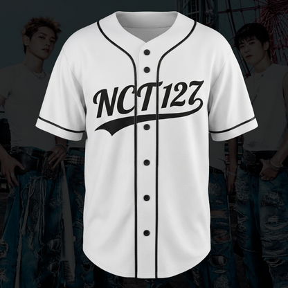 Vintage NCT 127 The Redline Welttournee Baseballtrikot Fan-Geschenke