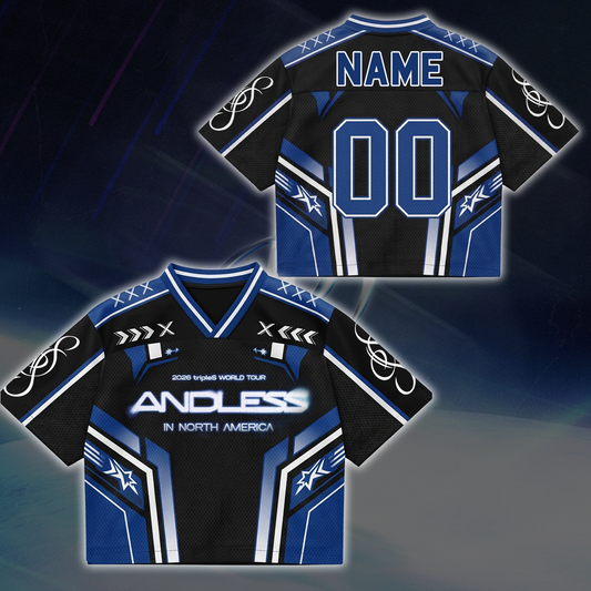 Triple S World Tour Andless Mixed Mesh Jersey Gift For Fans