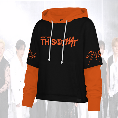 Stray Kids This & That Album Eye To Eye Shortstop Hoodie Geschenke für Fans