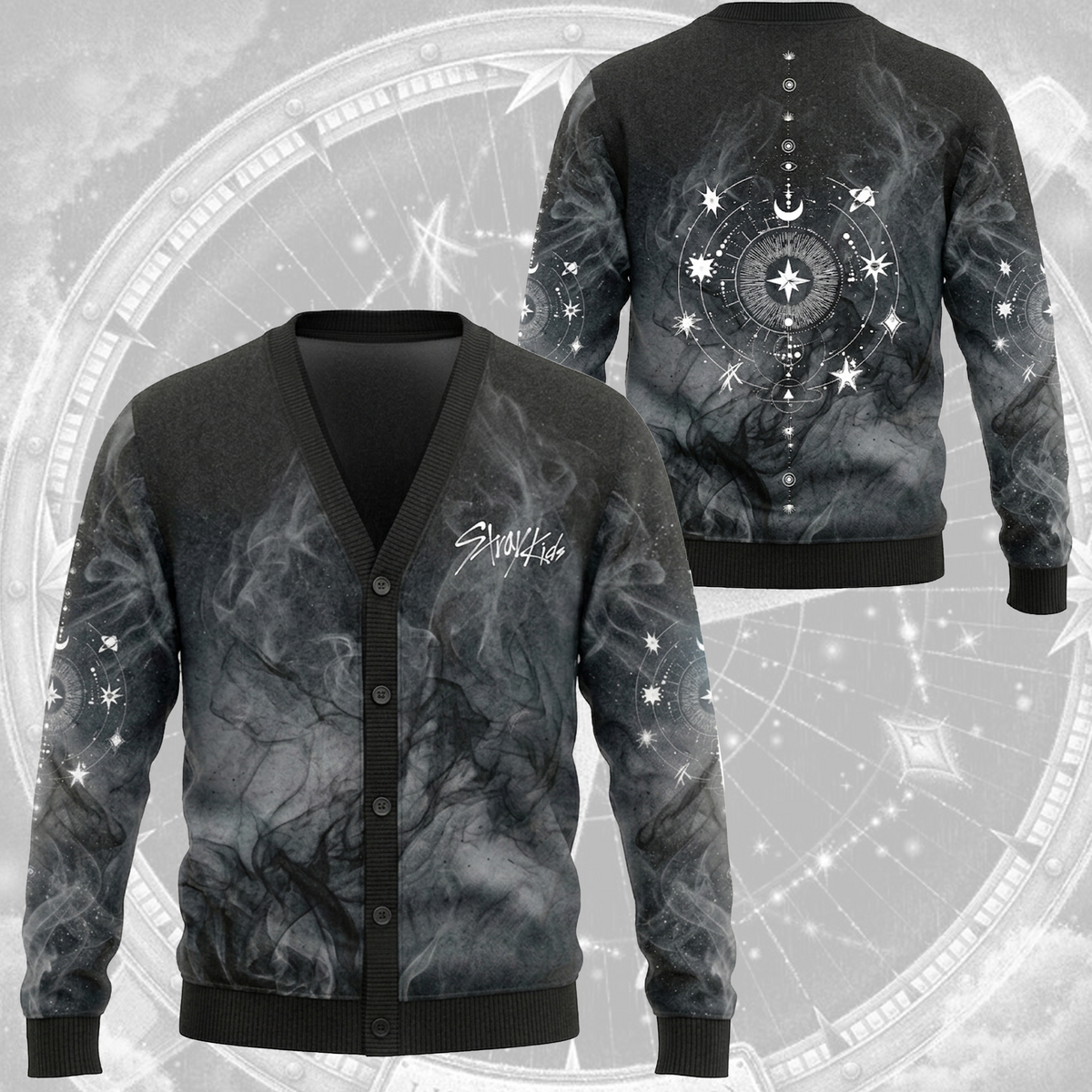Smoky Stray Kids Star Stay Strickjacke Geschenk für Stay