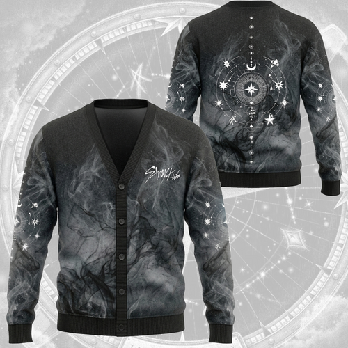 Smoky Stray Kids Star Stay Strickjacke Geschenk für Stay