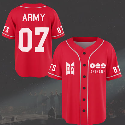 BTS World Tour Arirang Baseball-Trikot