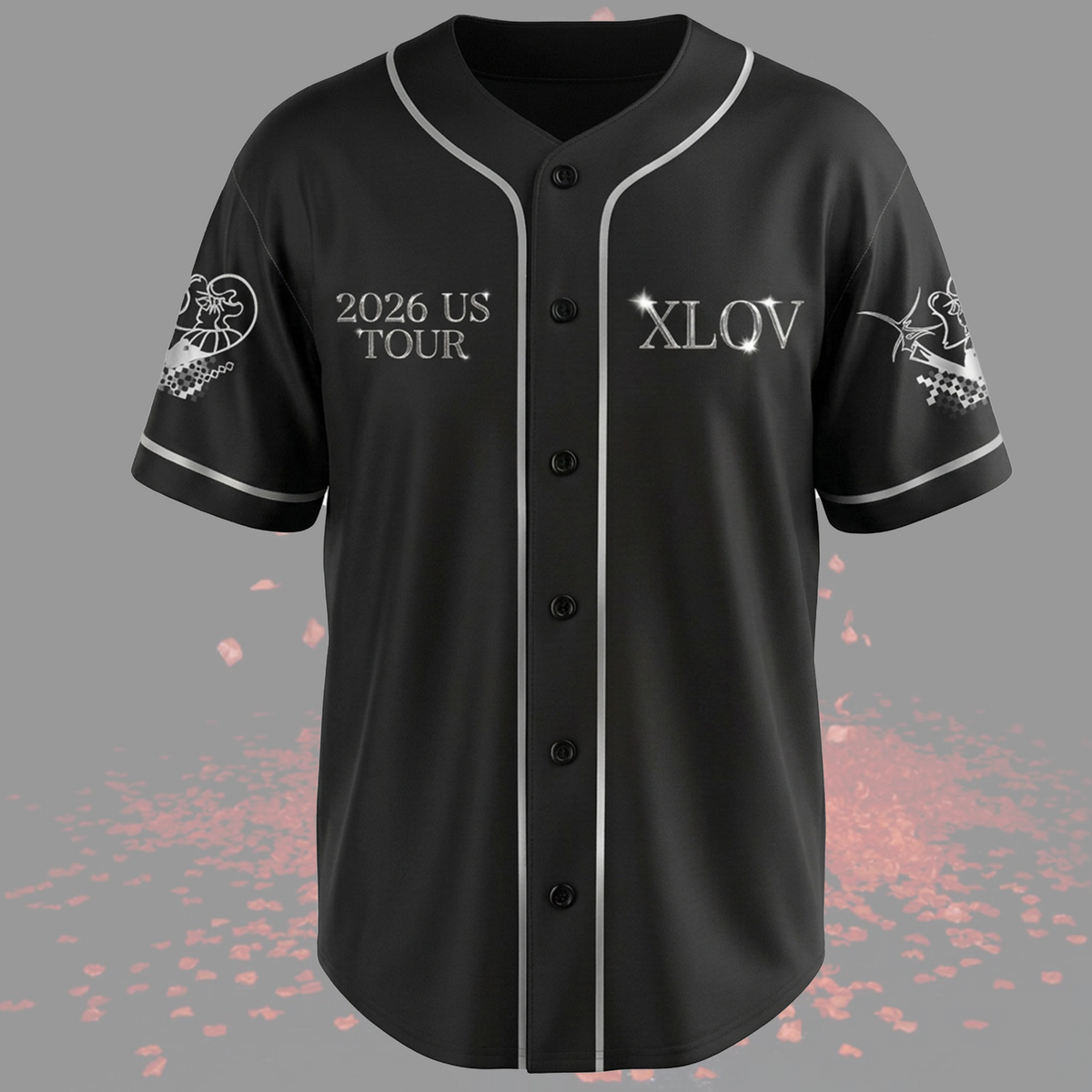 XLov I God Tour Baseball-Trikot Streetwear Konzert-Outfit Geschenk für Fans