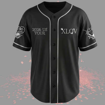 XLov I God Tour Baseball-Trikot Streetwear Konzert-Outfit Geschenk für Fans