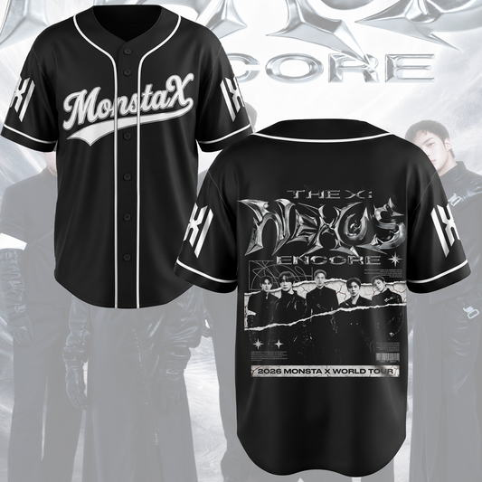 Retro The X MonstaX Nexus Encore World Tour Baseball Jersey Fan Edition