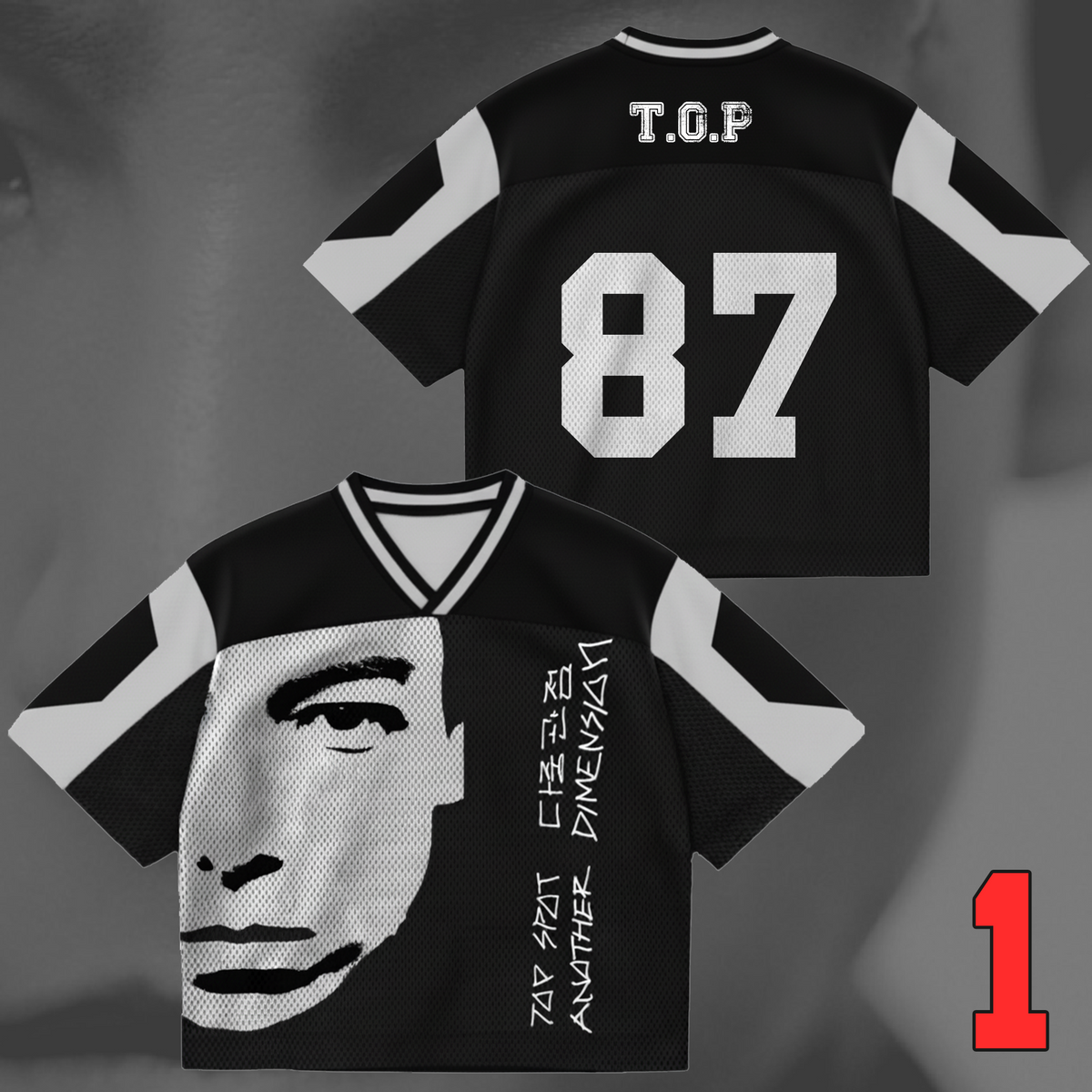 T.O.P 2026 New Album Another Dimension Mixed Mesh Jersey