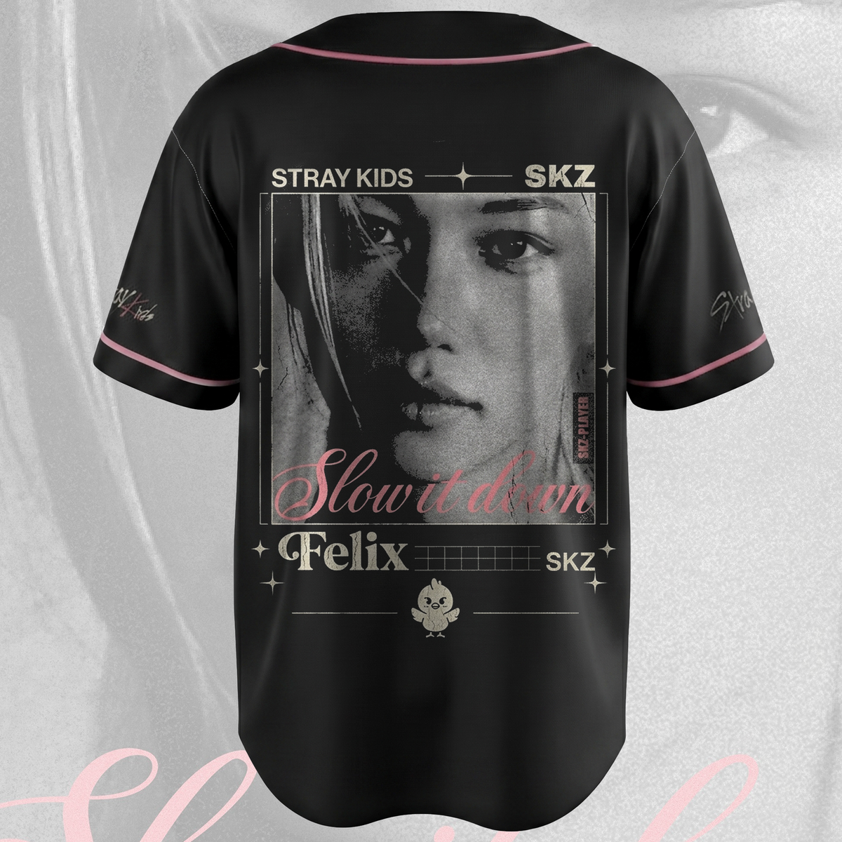 Stray Kids Felix Slow It Down Baseballtrikot STAY Geschenke