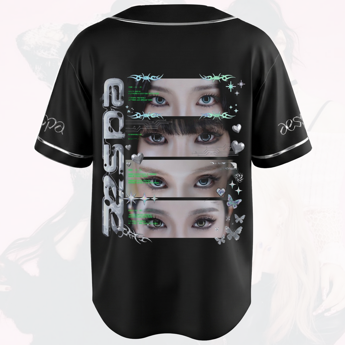 Aespa SYNK Complexity Tour Baseballtrikot MY Konzert-Outfit Shirt