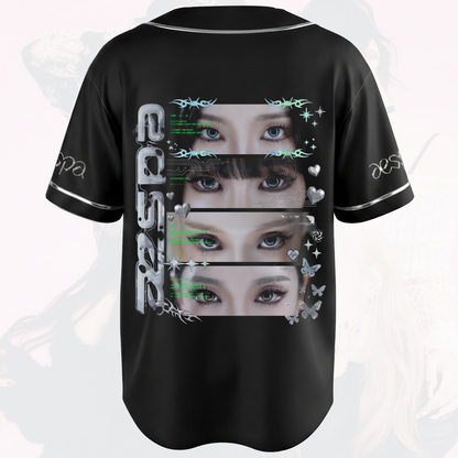 Aespa SYNK Complexity Tour Baseballtrikot MY Konzert-Outfit Shirt