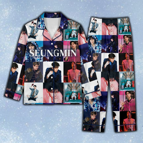 Stray Kids Spooky Stay Day Skzoo Schlafanzug-Set Geschenk für Fans