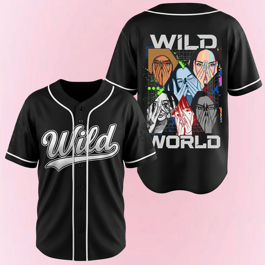 Savage Wild World 2026 K.A.T.S.E.Y.E. Kpop Global Girl Group Baseball Jersey For E.Y.E.K.O.N.S.