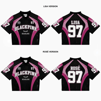 BlackPink Mixed Mesh Jersey Football Vesion In Your Area