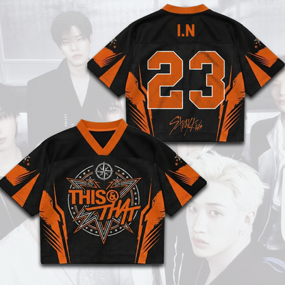 Energetisches Stray Kids This That Album Mixed Mesh Jersey Perfektes Fan-Geschenk