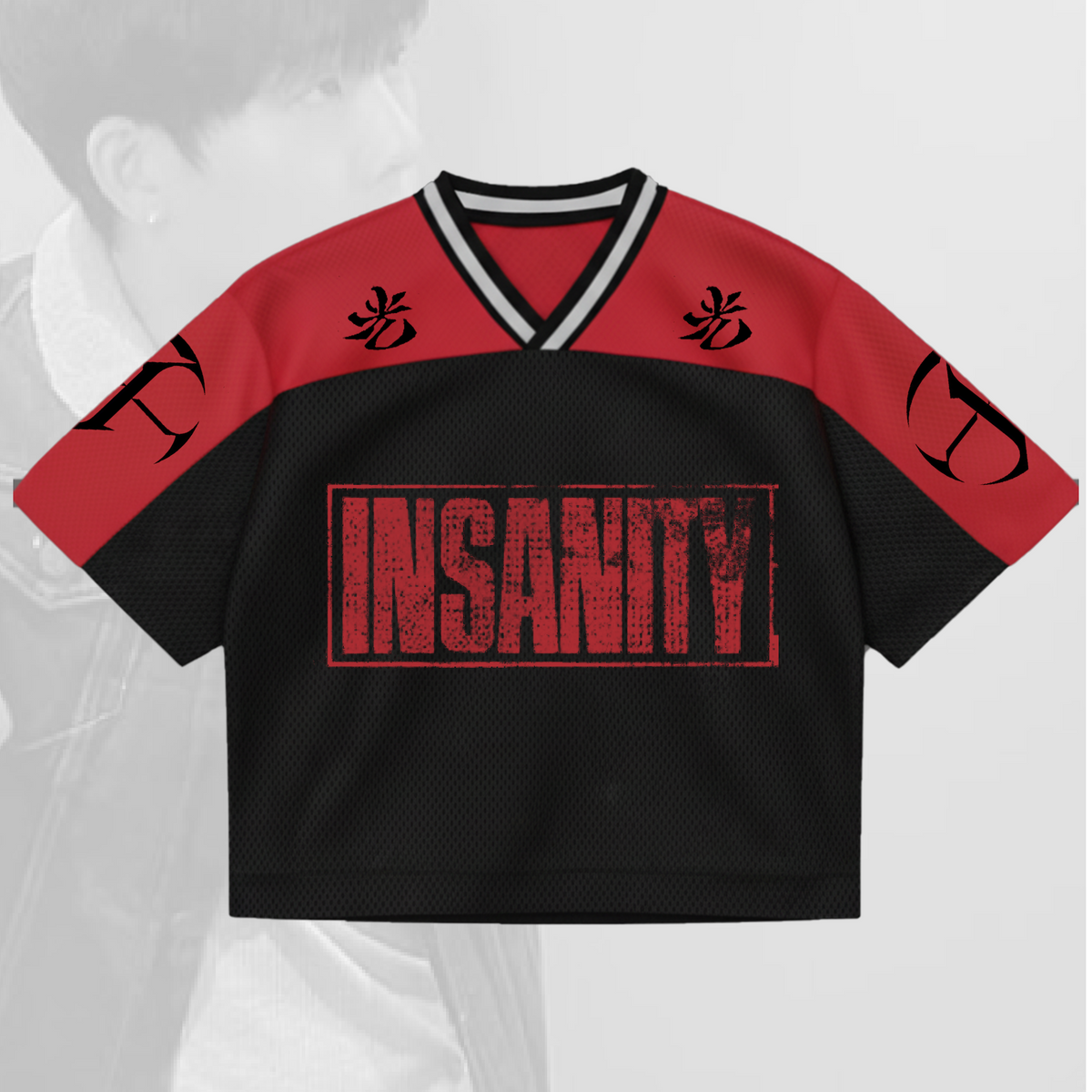 Joohoney Monsta X The 2nd Mini Album INSANITY Mixed Mesh Jersey