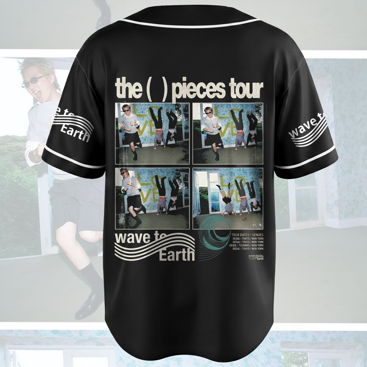 Wave to Earth The Pieces Tour Baseball-Jersey Bad Piece Geschenk für Fans