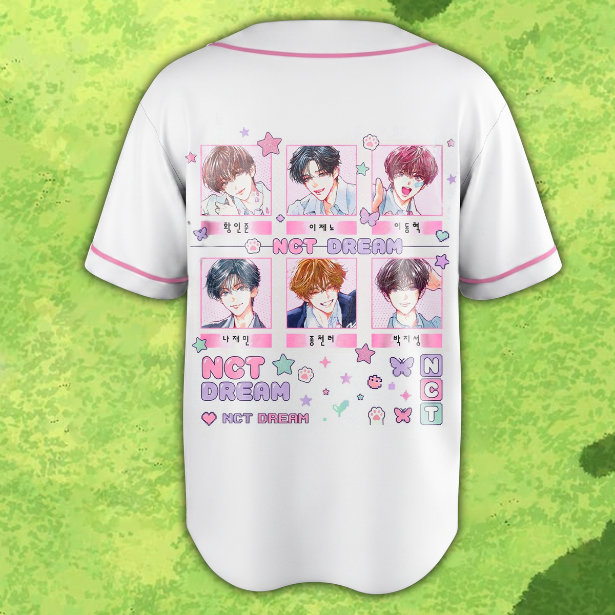 NCT 127 Blingy Album Grunge Minimalist Baseball-Jersey Geschenk für Fans