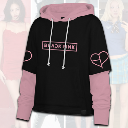 New Era Blackpink Streetwear Shortstop Kapuzenpullover Geschenke für Fans