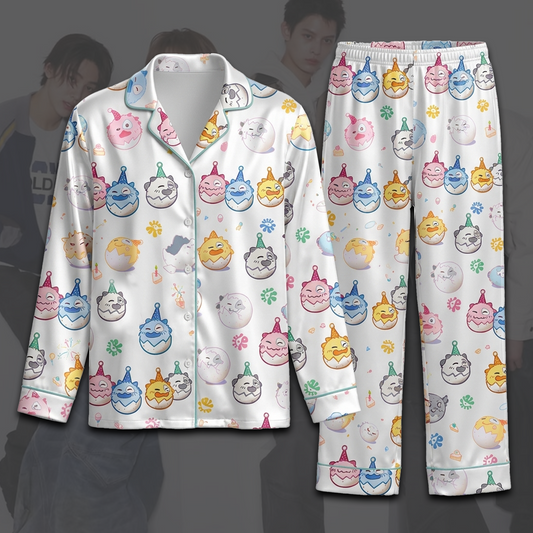 Chic Cortis Ball Happy KATSEYE Pajamas Set Gift For Coers