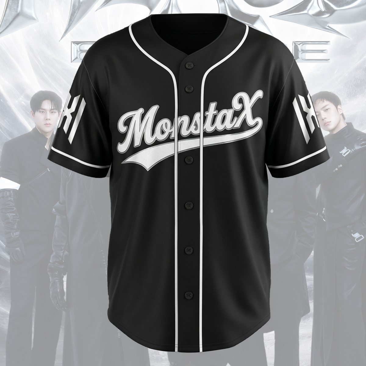 Retro The X MonstaX Nexus Encore Welttournee Baseballtrikot Fan-Edition