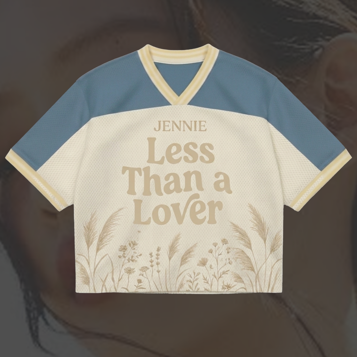 Less Than A Lover Jennie 2026 Come Back Mixed Mesh Jersey Geschenk für Fans